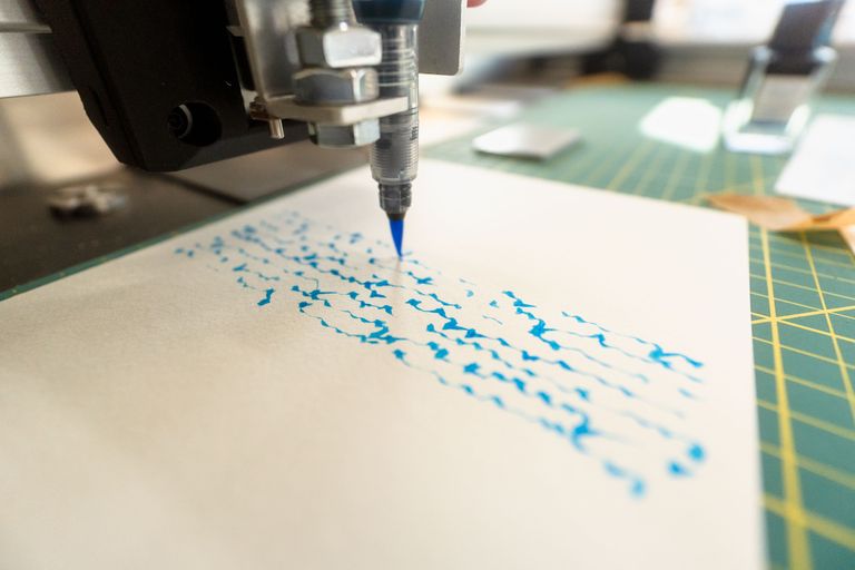 Artwork from project The Drawing Machine